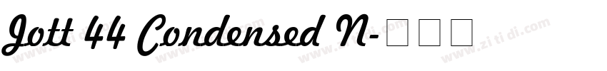 Jott 44 Condensed N字体转换